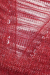 SWAYING/KNIT V-neck floating jumper SW24RE1T05 red
